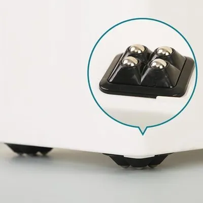Produktbild von Selbstklebende Lenkrollen für die Küche - 4er Pack quadratische 360-Grad-Schwenkräder für Möbel und Aufbewahrung
