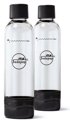 Produktbild von mySodapop A252225, Sport, Schwarz, Transparent, Kunststoff, Erwachsener, Schraubdeckel, 270 mm