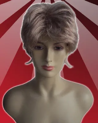 Produktbild von Original Foxxeo Perücke Damenperücke für Damen Mittelscheitel Kurzhaarperücke blond Mittelscheitelperücke