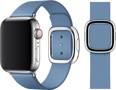 Produktbild von Original Apple Modern Buckle Armband Größe L 38/40/41mm MV6P2ZM/A Cornflower