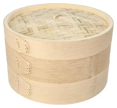 Produktbild von 4 Dampfgarer Bambus "ASIA" Ø 25 cm · 16 cm 3-teilig