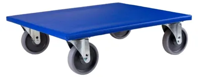 Produktbild von 2 x Profi-Möbelroller 300 kg 800 x 500 x 165 mm (2 Stück) | stabil, wendiges Rollbrett, Antirutschbelag und spurloses Rollverhalten