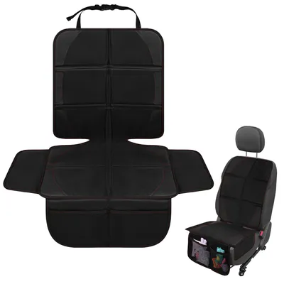 Image de Housse de protection pour siège auto, imperméable, pour enfants. Housse de siège auto avec poches en filet et coussin épais antidérapant