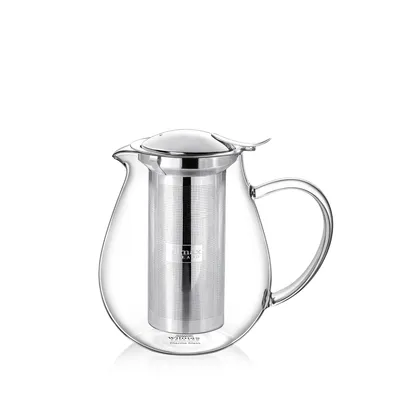 Zdjęcie produktu dla Czajnik Wilmax 850 ml z termicznym szkłem i filtrem ze stali nierdzewnej WL-888802/A