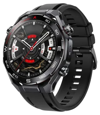 Immagine prodotto di Cinturino in silicone regolabile per Huawei Watch Ultimate 2, nero, modello sportivo