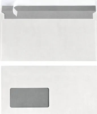 Image de Herlitz Briefumschlag DL hk. mF hfr ws mit Innendruck in Fol