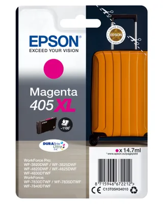 Immagine prodotto di Epson 405XL - 14,7 ml - XL - Magenta - Originale - Blister con allarme RF/acustico - Cartuccia d'inchiostro - per il lavoro