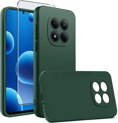 Zdjęcie produktu dla Etui Matowe Silikon Slim do Xiaomi Redmi Note 15 Pro 4G + SZKŁO 9H