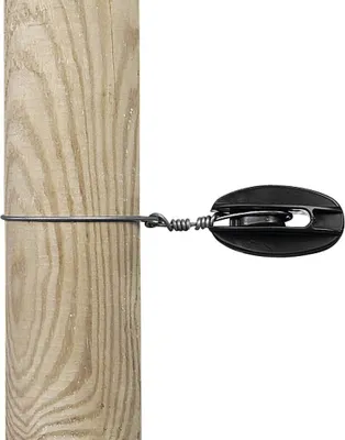 Zdjęcie produktu dla Izolator ciągowy Izolator czarny do przewodu EquiFence Cord – 100 sztuk