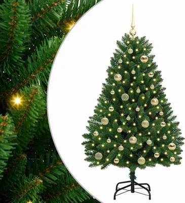 Immagine prodotto di vidaXL Albero di Natale artificiale verde 120 cm in PVC e metallo