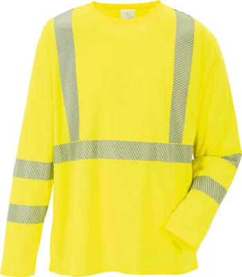 Produktbild von Planam Norit Warnschutz T-Shirt langarm Gr. 2XL gelb