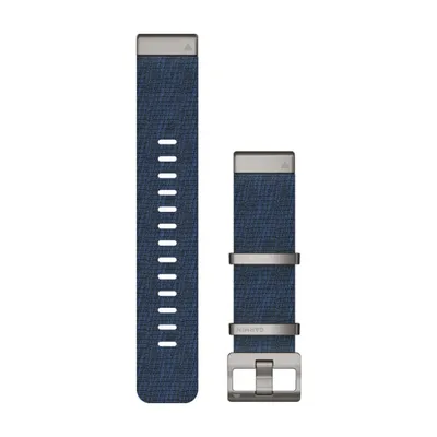 Obrázok produktu pre Garmin - 010-12738-02 - Náhradný/vymeniteľný náramok - QuickFit® 22 mm - Nylon - Tmavomodrý