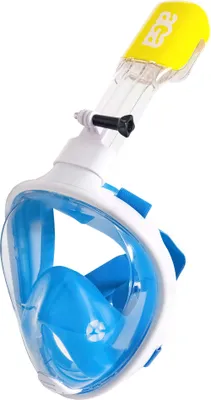 Obrázok produktu pre Aga Celoobličajová maska na šnorchlovanie S/M biela/modrá