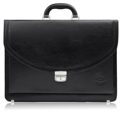 Produktbild von Herren Leder Hand und Schulter Aktentasche elegant schwarz Paolo Peruzzi S-46-BL