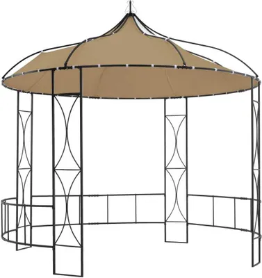 Immagine prodotto di Gazebo rotondo 300 x 290 cm, color taupe