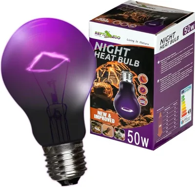 Obrázek produktu pro Repti-Zoo Noční topná žárovka 50W - noční topná žárovka Repti-Zoo