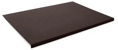 Produktbild von Schreibtischunterlage Urania 70 x 50 - Leder Dunkel Braun - Hergestellt in Italien - Eglooh