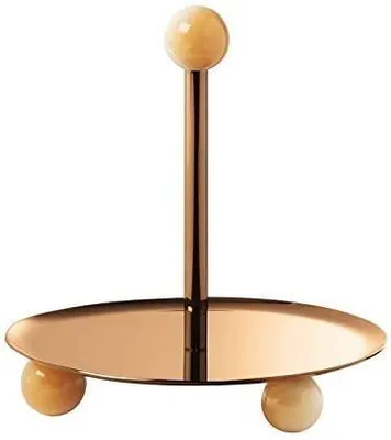 Produktbild von Sambonet Penelope PVD Rum, Rosa Onyx Gebäckständer 16 cm S0192-S00603-S2112 55578UA1