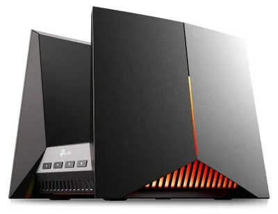 Obrázek produktu pro ARCHER GE800, herní router s Wi-Fi 7, podporující tři frekvenční pásma, s rychlostí 19 Gbps a technologií Mesh