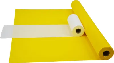 Produktbild von Sensalux Kombi-Set 1 Tischdeckenrolle 1m x 25m gelb + Tischläufer 30cm weiß