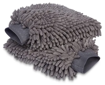 Produktbild von A. Basics Deluxe Auto-Waschhandschuh Mikrofaser, 2 Stück, 30 x 20 cm
