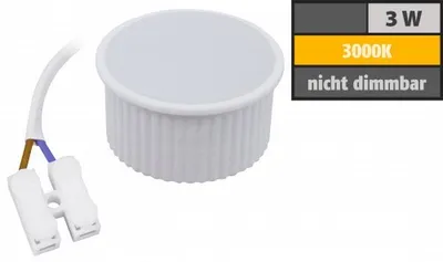 Obrázek produktu pro LED modul McShine ''PL-30'' 3W, 240lumen, 230V, 50x25mm, teplá bílá, 3000K