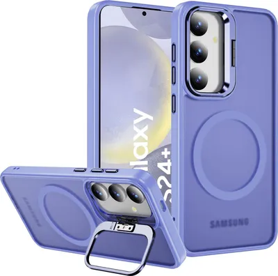 Produktbild von Hybrid Luxury Case für Samsung Galaxy S24 Plus Hülle Magnetring für MagSafe Schutzhülle
