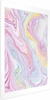 Produktbild von Posterpapier Poster - Colorful Dream - abstract shapes in pastel shades 40x60 cm Muster a-B-10118-ao-a