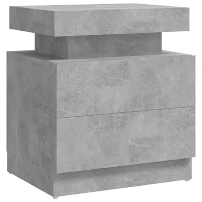 Produktbild von Nachttisch Betongrau 45x35x52 cm Holzwerkstoff