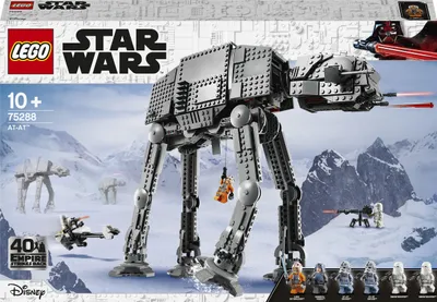 Produktbild von LEGO 75288 Star Wars AT-AT, Walker Spielzeug, Set zum 40. Jubiläum für Kinder und Erwachsene