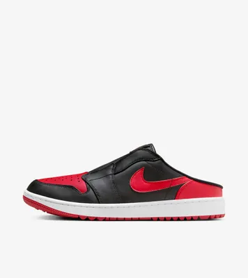 Immagine prodotto di Nike Air Jordan Mule Scarpa da golf "Bred", rosso/nero, dimensioni: 42,5