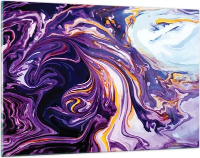 Produktbild von Bilder auf glas - Abstraktion modern - 120x80cm - Glasbilder - Wandbilder - Kunstdruck - zum Aufhängen bereit - Wanddekoration aus Glas - Glas Bilder - Wandbild auf Glas - Einteilig - GAA120x80-4084