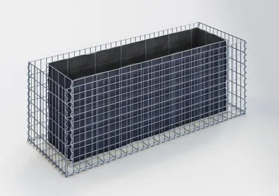 Immagine prodotto di Letto rialzato rettangolare 170 cm x 60 cm x 60 cm (L x H x P), dimensione rete 5 x 10 cm, spessore parete 10 cm
