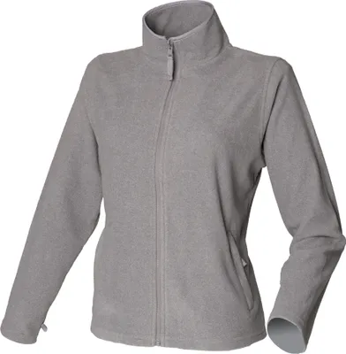 Produktbild von Henbury Damen Mikrofleece-Jacke / Fleece-Jacke RW679 (S) (Schwarz)