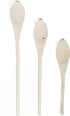 Produktbild von Kochlöffel-Set Holz 3tlg. ganz einfache ausführung 20 - 26 - und 30 cm
