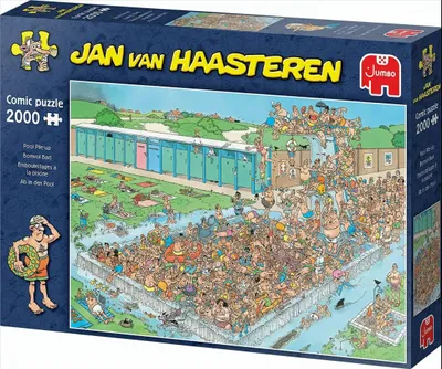 Produktbild von Jan van Haasteren - Ab in den Pool - 2000 Teile, 2000 Stück(e), Comics, 12 Jahr(e)