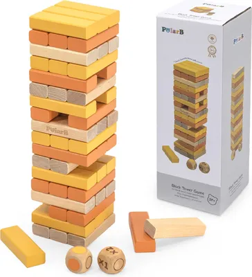 Produktbild von Viga Toys - VIGA PolarB Holzturm-Puzzlespiel