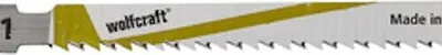 Produktbild von Wolfcraft® Stichsägeblatt HCS 62mm T-Schaft (2 St.)