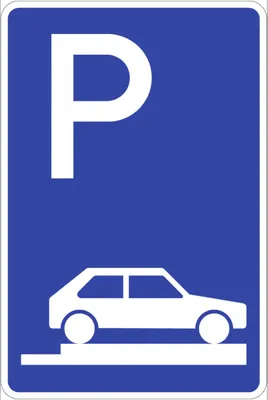 Produktbild von Verkehrsschild VZ315-85, Parken ganz auf Gehwegen quer rechts, Alu, RA1, 600x...