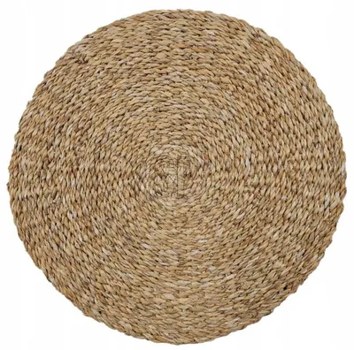 Zdjęcie produktu dla Okrągły pleciony dekoracyjny pokrowiec na stół 37x37x1 cm