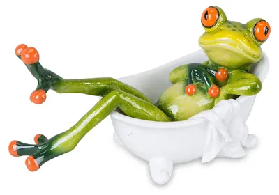 Produktbild von Deko Figur Frosch in Badewanne formano