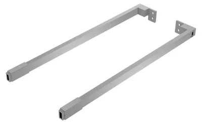 Produktbild von GTV AXIS PRO Längsschienen, L=500 mm, quadratisch, grau für Schubladen – Breite: 500 mm; Farbe: Grau. | Högert Technik