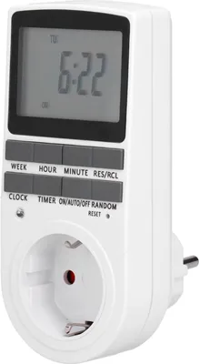 Obrázek produktu pro Digitální programovatelný časovač zásuvek Smart Timing Switch Zásuvkové příslušenství pro lampu Ventilátor