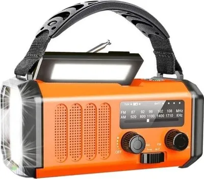 Produktbild von Solar-Notfallradio - Outdoor-Überlebenswerkzeuge - Powerbank und Taschenlampe