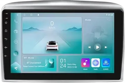 Immagine prodotto di Autoradio con Bluetooth e CarPlay per Lancia Ypsilon (2006-2011) – Compatibile con Apple e Android – Impianto stereo con navigatore – Sistema di navigazione – 1 GB di RAM, 32 GB di memoria – Display da 9 pollici