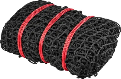 Obrázok produktu pre Sieť na okrúhle balíky sena, 1,5 x 1,5 x 1,5 m, otvory 42 x 42 mm, materiál PE, bezuzlový dizajn, so samozamykacími zipsovými viazacimi páskami, ihlou a opravným motúzom, sieť na okrúhle balíky sena pre kone so spomaľovačom kŕmenia