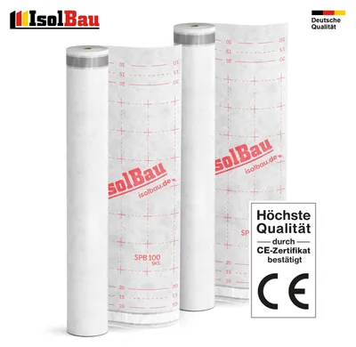 Unterspannbahn Dach 100g/m² Unterdeckbahn 150m² - 2 Rollen 1,5 x 50m SPB 100SKS