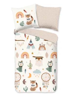 Produktbild von Duvet cover Good Morning 135x200 + 1* 80x80 cm - tipi tents / boho