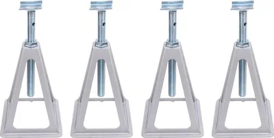 Produktbild von 4pcs RV Stabilisator -Buchse 2,7 t Maximale Lasthöhe einstellbar 28 bis 44 cm für Reisanhänger -Wohnmobile