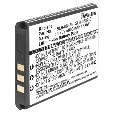 Produktbild von Akku-King 5379803, Samsung, 800 mAh, 3,7 V, Lithium-Thionylchlorid (LiSOCl2)